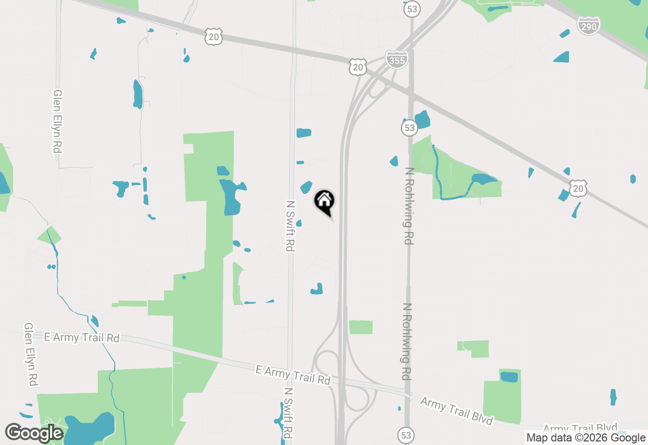 Map of 804 N Tamarac Boulevard, Addison, IL 60101