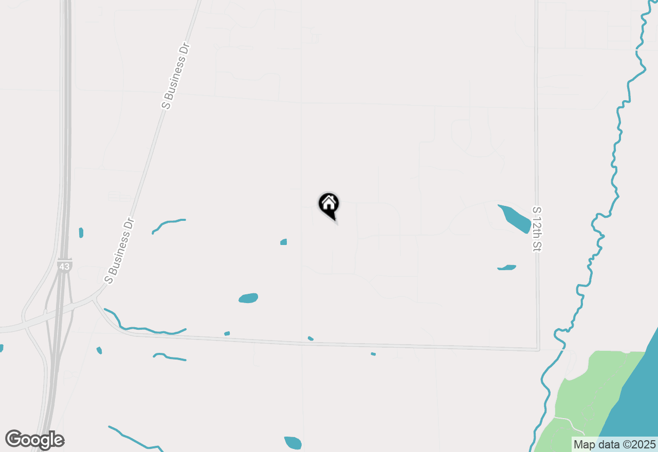 Map of 6510 Hidden Fields Ct, Sheboygan, WI 53081