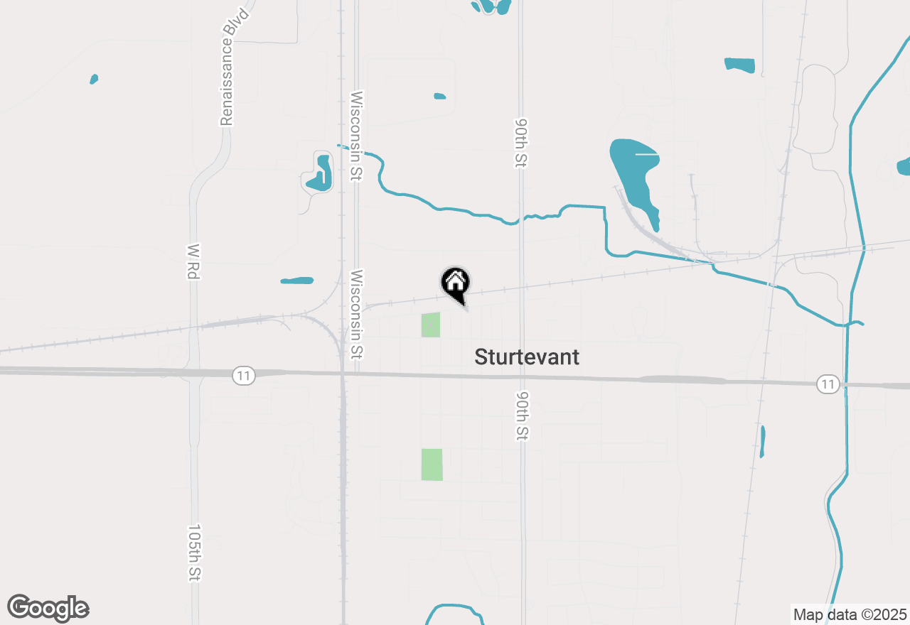 Map of 9301 Michigan Ave, Sturtevant, WI 53177