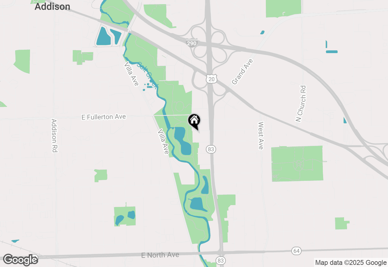 Map of 901 E Krage Drive, Addison, IL 60101