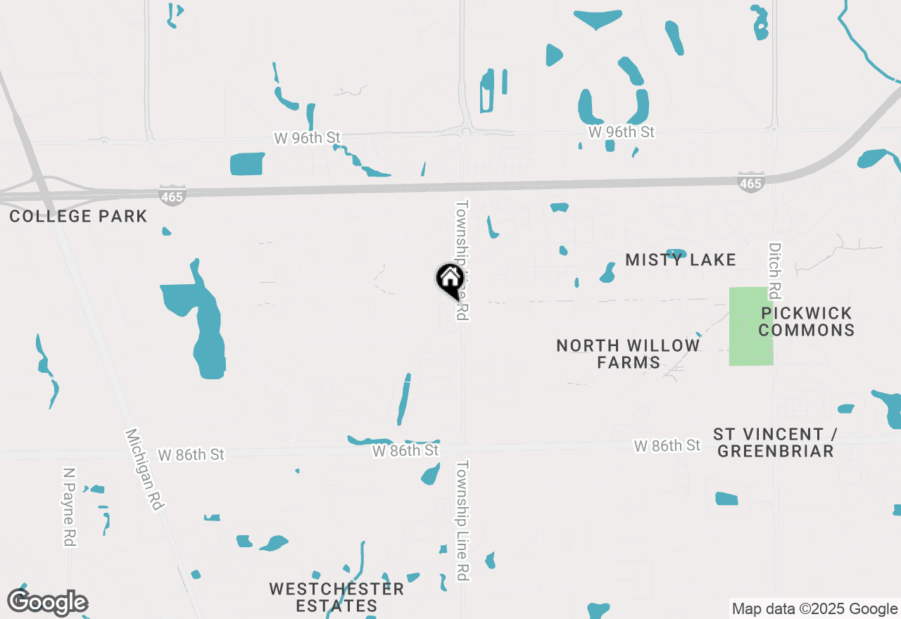 Map of 9053 Cornucopia Drive, Indianapolis, IN 46268