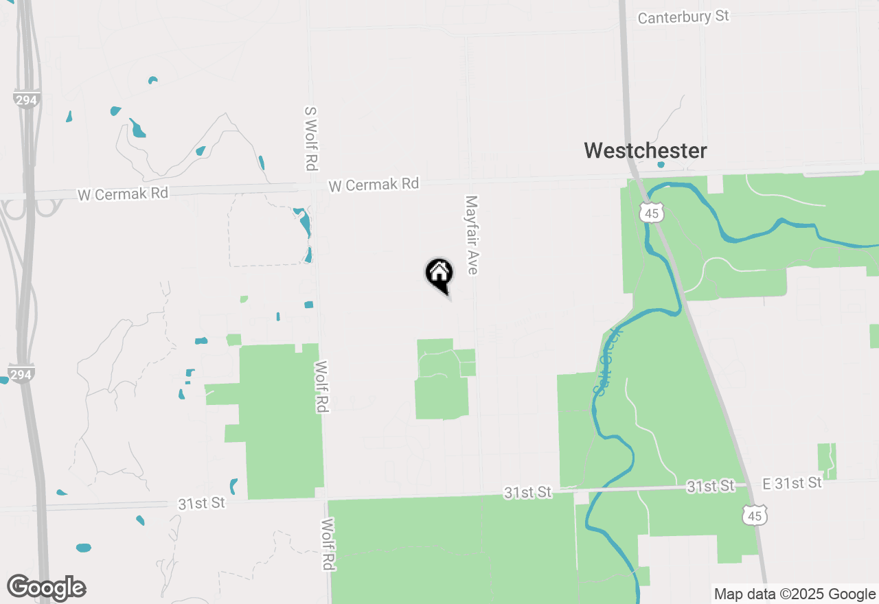 Map of 10838 Nelson Avenue, Westchester, IL 60154