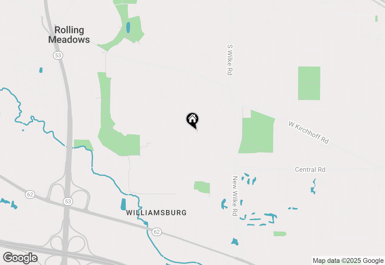 Map of 2300 Grouse Lane, Rolling Meadows, IL 60008