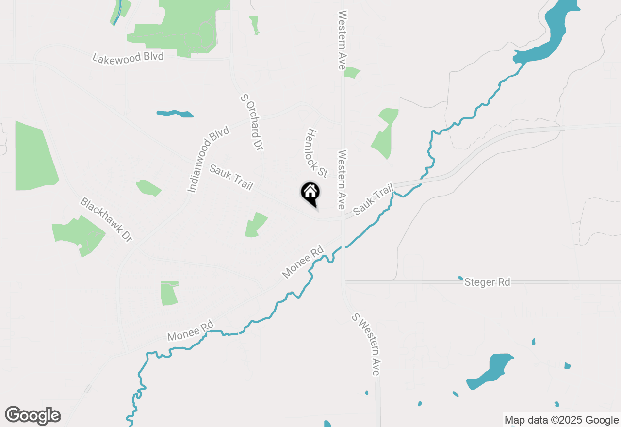 Map of 24 Sauk Trail, Park Forest, IL 60466