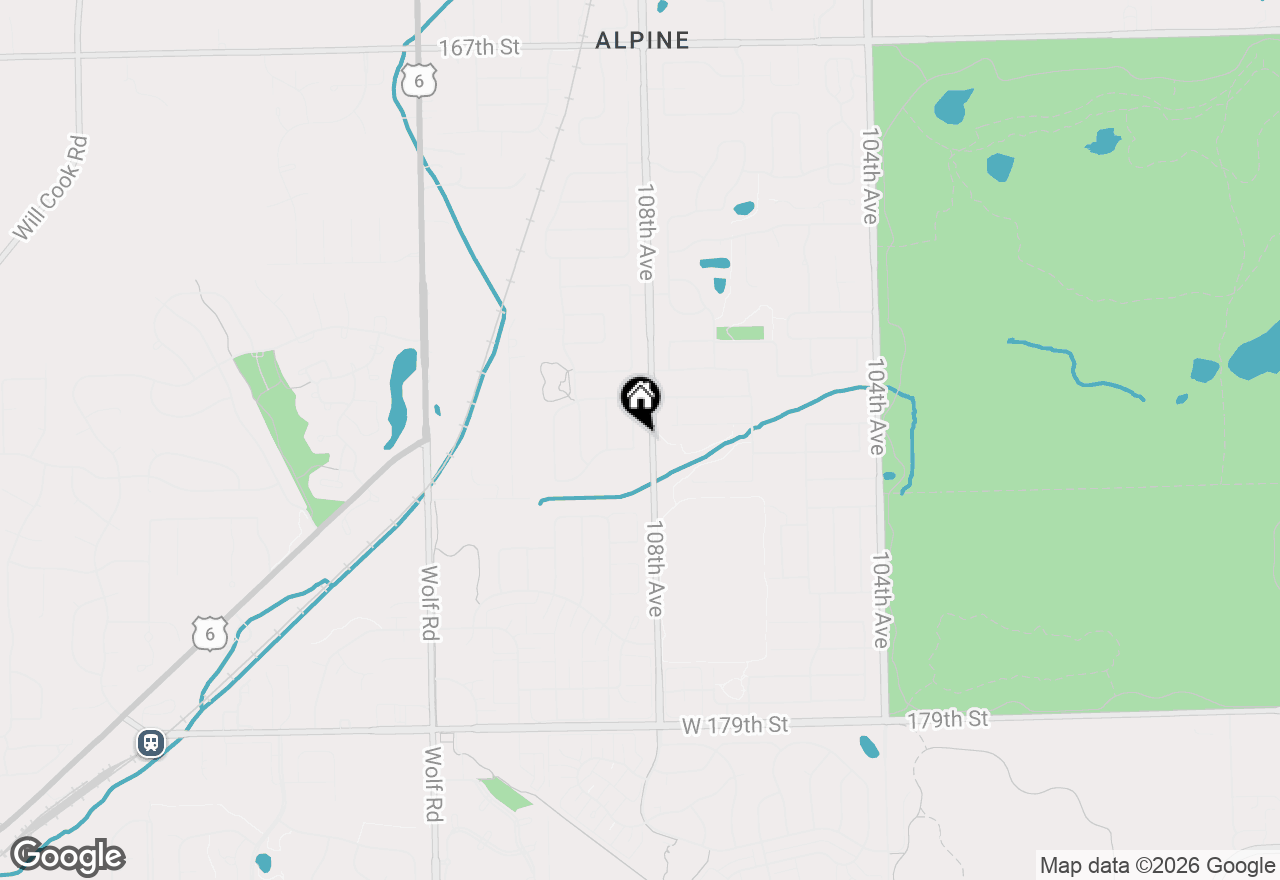 Map of 17359 Elk Drive, Orland Park, IL 60467
