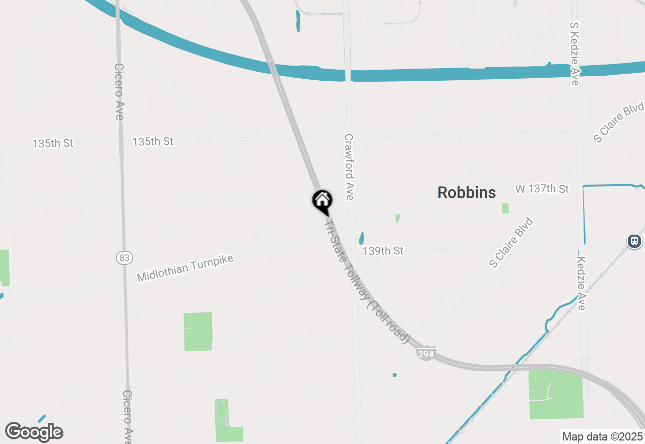 Map of (Address confidential), Robbins, Illinois 60472