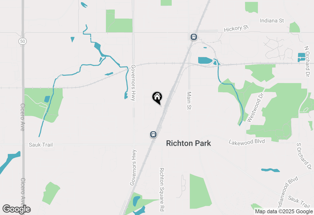 Map of 5013 Euclid Lane, Richton Park, IL 60471