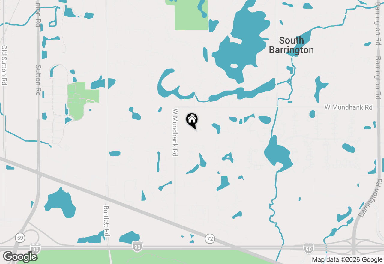 Map of 10 N Meadow Court, South Barrington, IL 60010