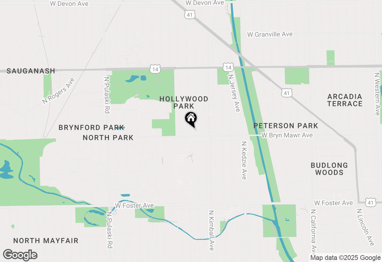 Map of 5618 N Saint Louis Avenue, Chicago, IL 60659