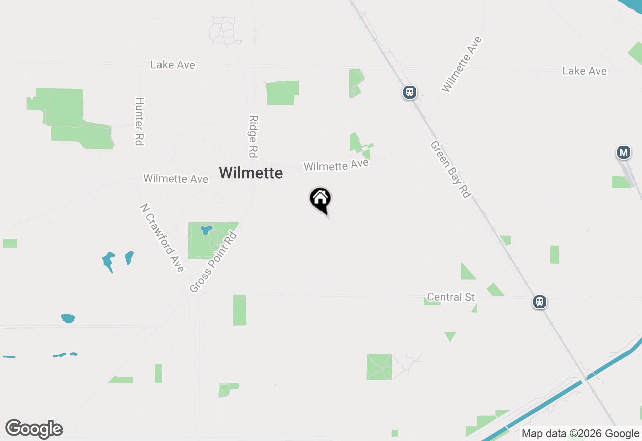 Map of 101 16th Street, Wilmette, IL 60091