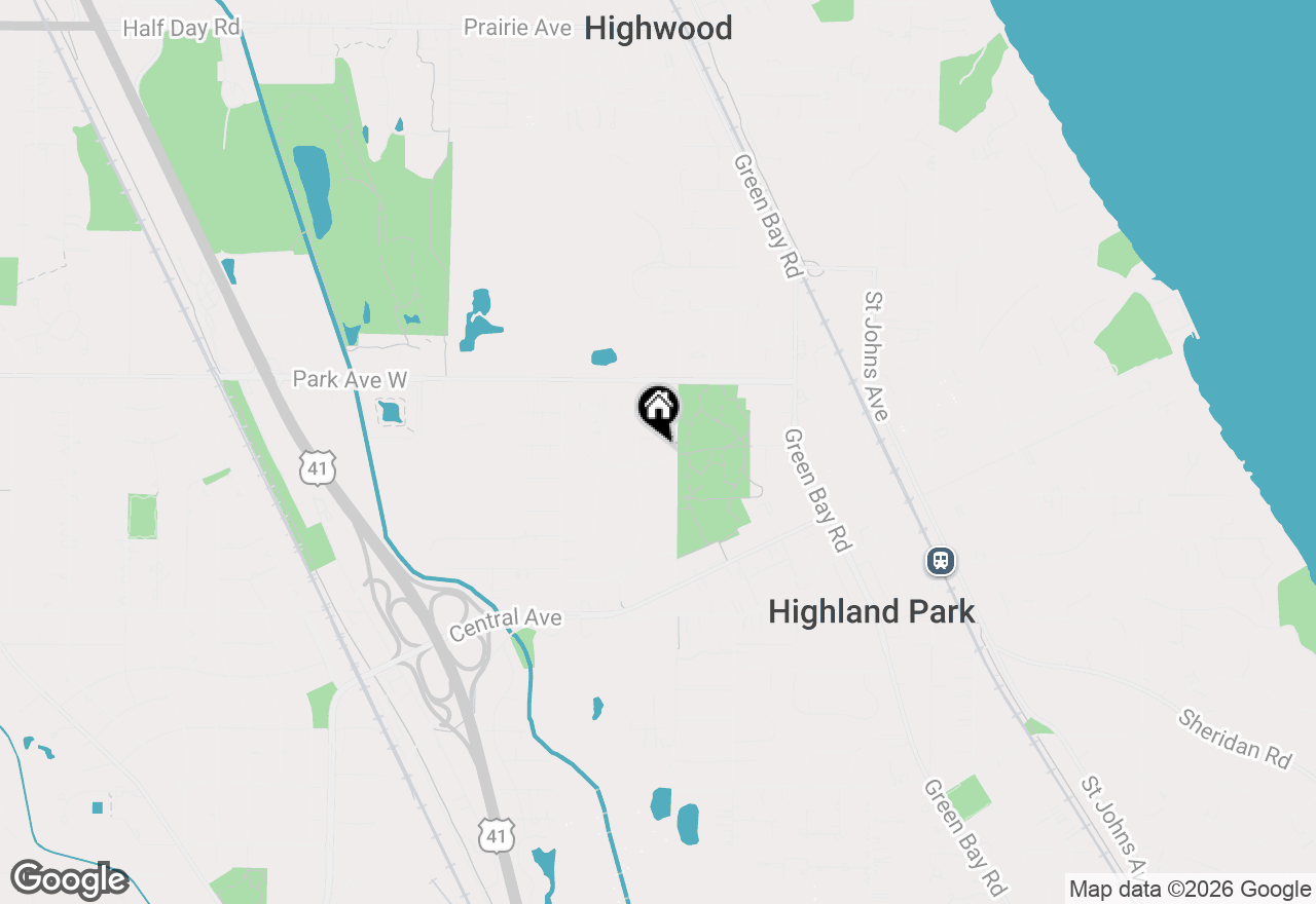 Map of 881 Harvard Court, Highland Park, IL 60035