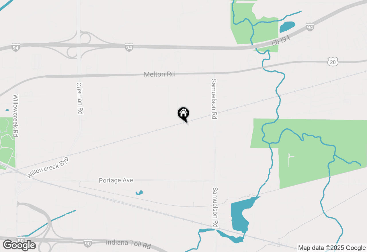 Map of 6638 Monument Avenue, Portage, IN 46368