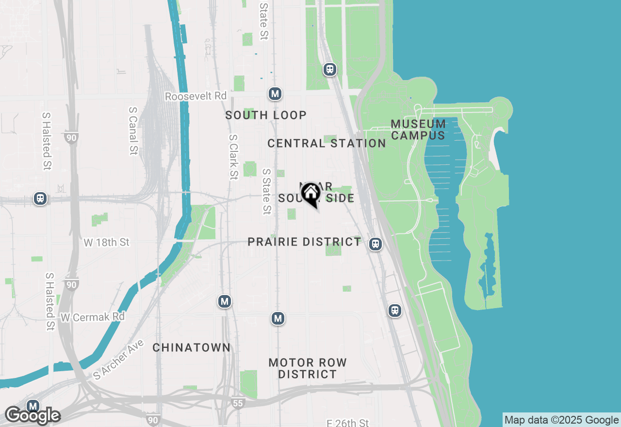 Map of 1631 S Michigan Avenue #312, Chicago, IL 60616
