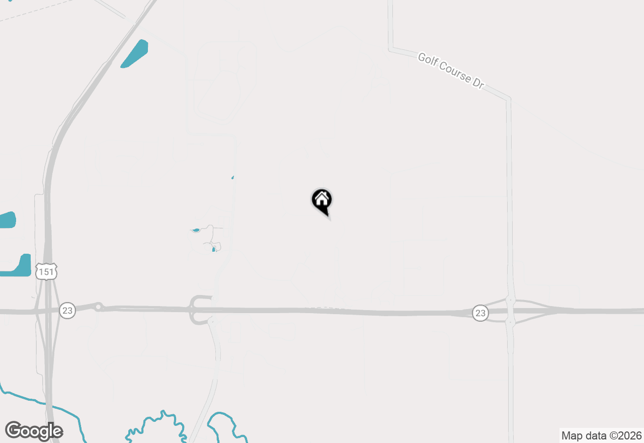 Map of 392 Ledgewood Dr, Fond Du Lac, WI 54937