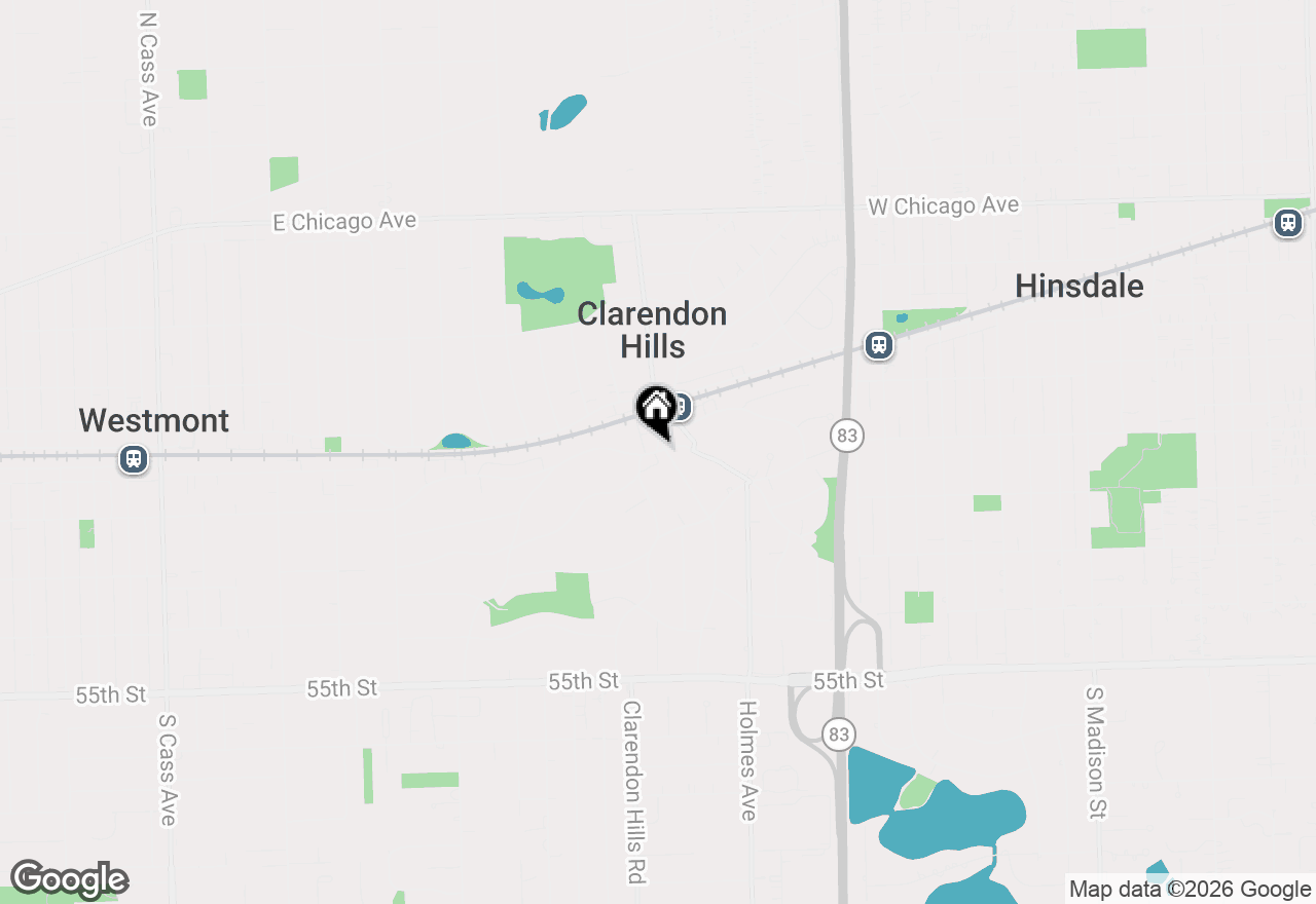 Map of 229 Park Avenue #210, Clarendon Hills, IL 60514