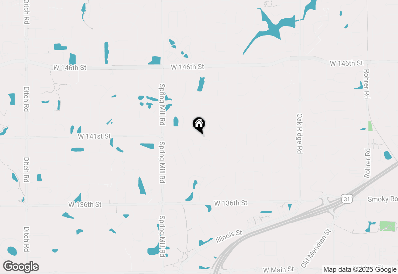 Map of 13852 Silver Stream Drive, Carmel, IN 46032