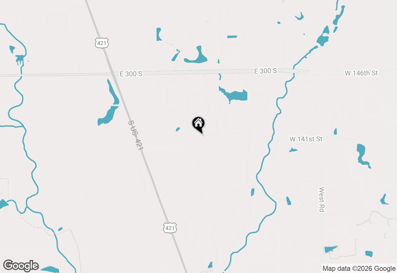 Map of 11521 Willow Bend Drive, Zionsville, IN 46077