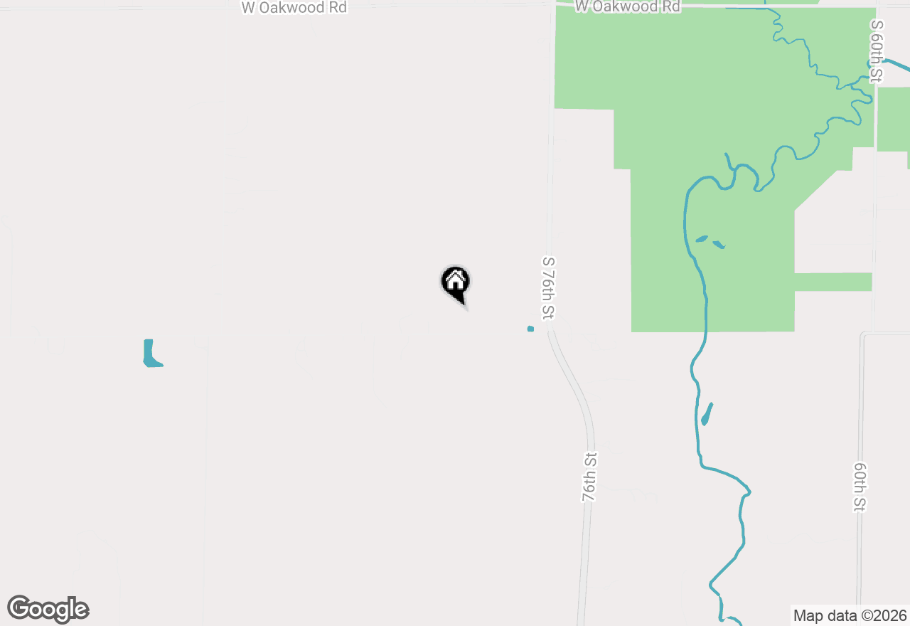 Map of 8040 W County Line Rd, Franksville, WI 53126