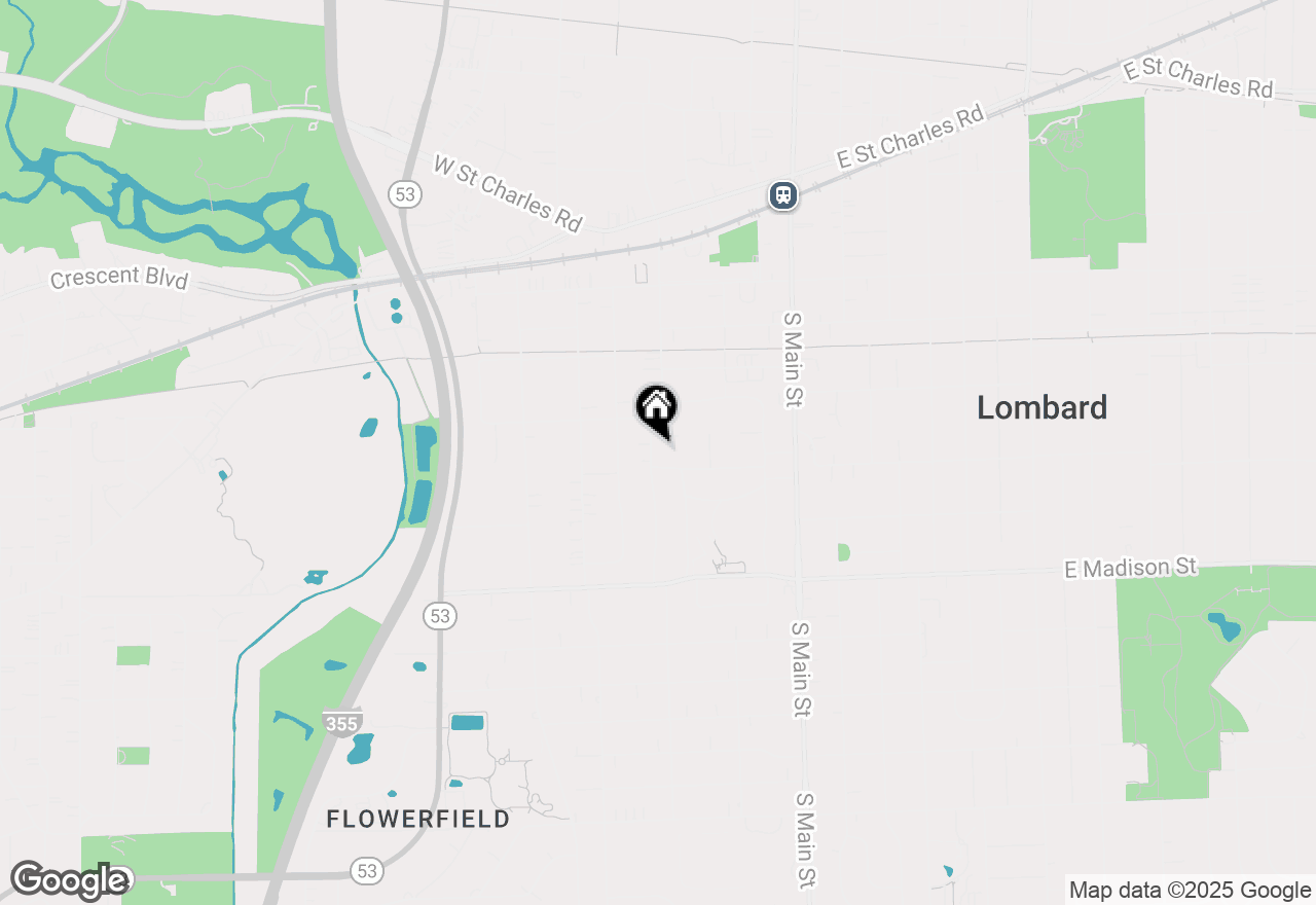 Map of 465 S Elizabeth Street, Lombard, IL 60148