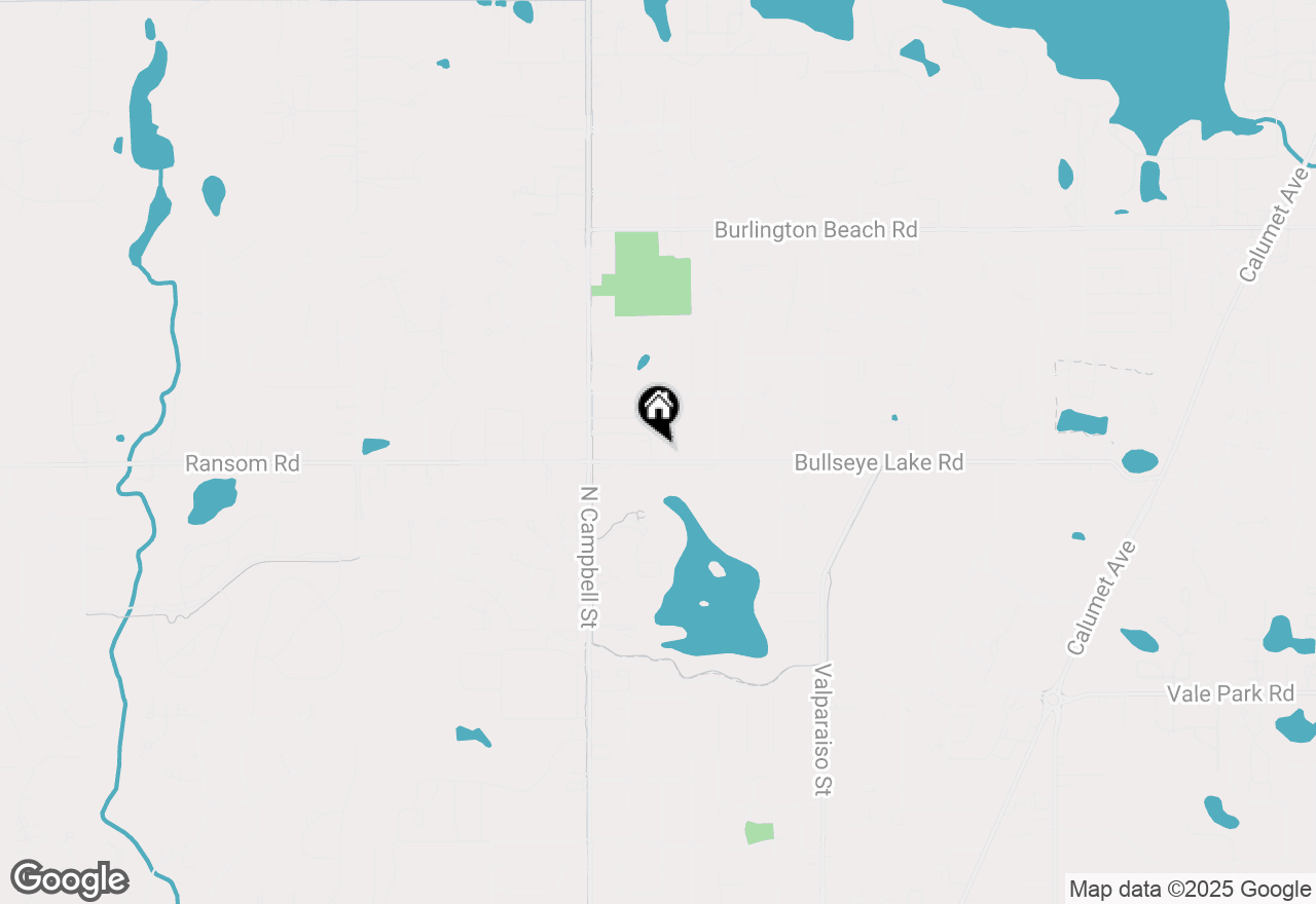 Map of 156 Bullseye Lake Road, Valparaiso, IN 46383