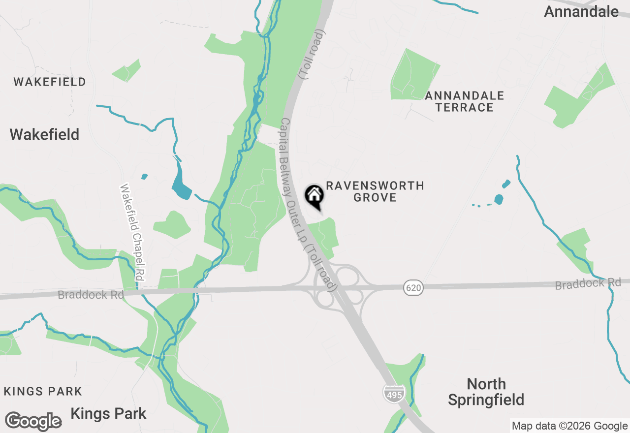 Map of 4961 Oriskany Drive, Annandale, VA 22003