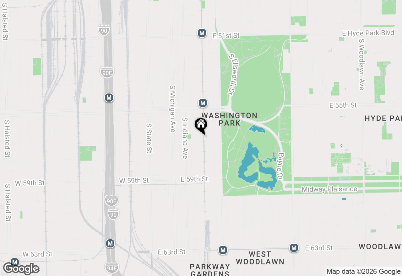 Map of 5643 S Prairie Avenue, Chicago, IL 60637
