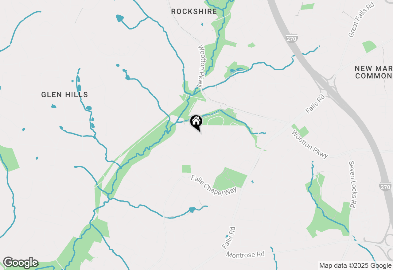 Map of 13004 N Commons Way, Rockville, MD 20854