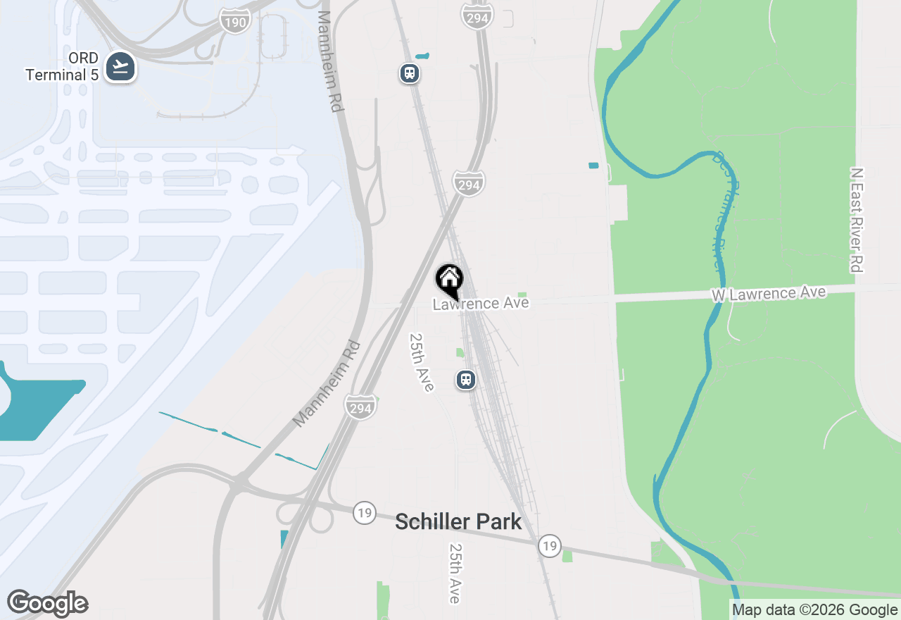 Map of 9801 Lawrence Avenue, Schiller Park, IL 60176