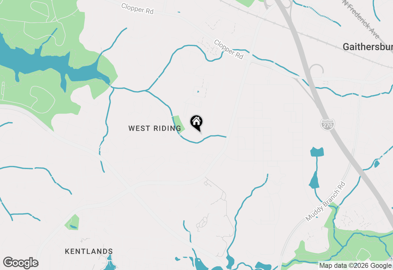 Map of 16 Mateus Way, Gaithersburg, MD 20878