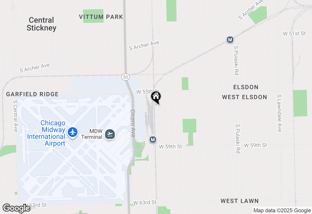 Map of 4553 W 56th Street #305, Chicago, IL 60629