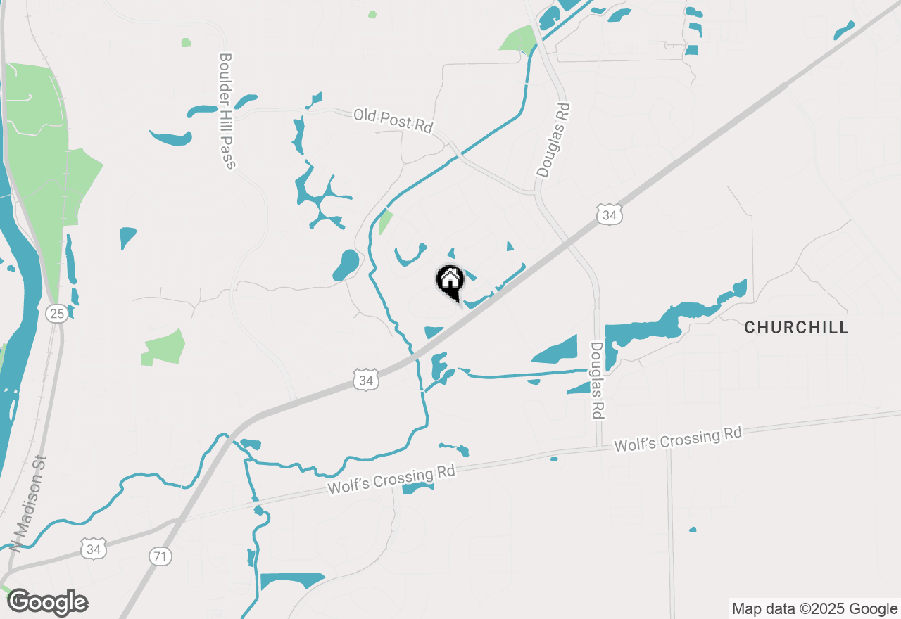 Map of 406 Cascade Lane #406, Oswego, IL 60543