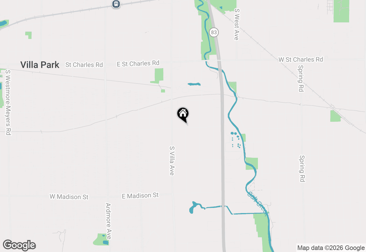 Map of 434 E Highland Avenue, Villa Park, IL 60181