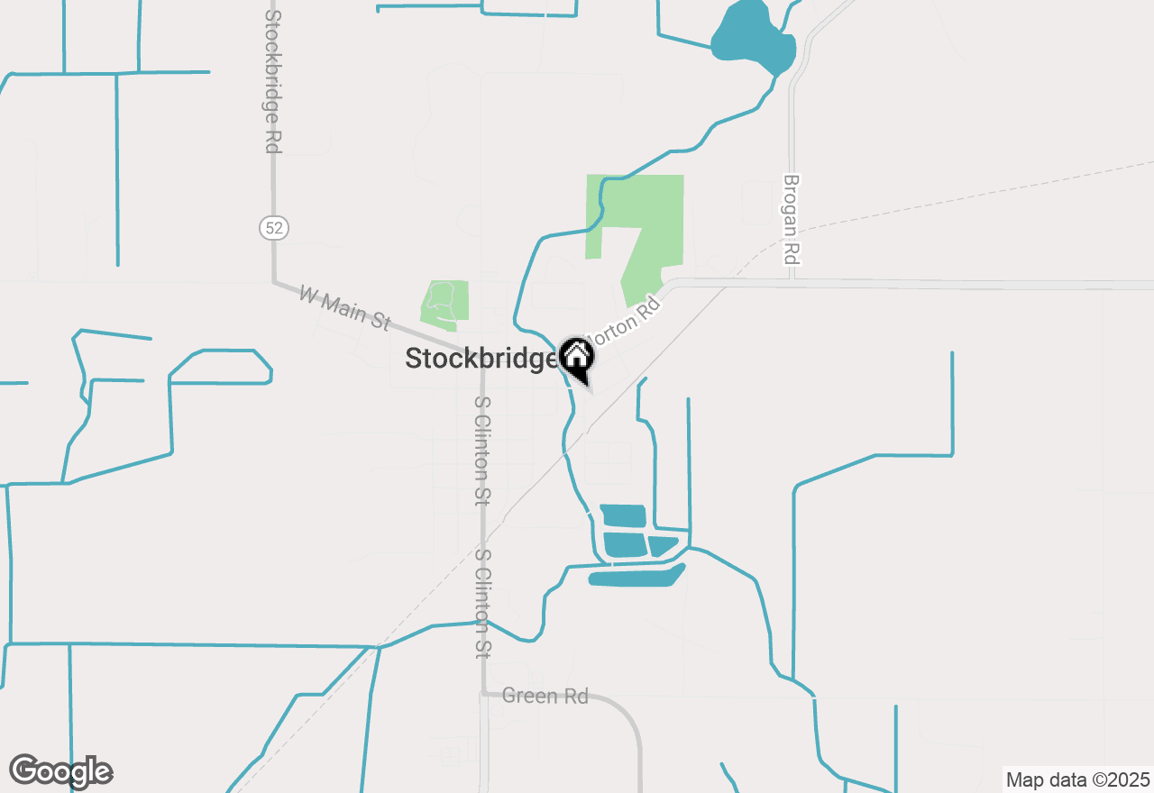 Map of 487 E Elizabeth Street, Stockbridge, MI 49285