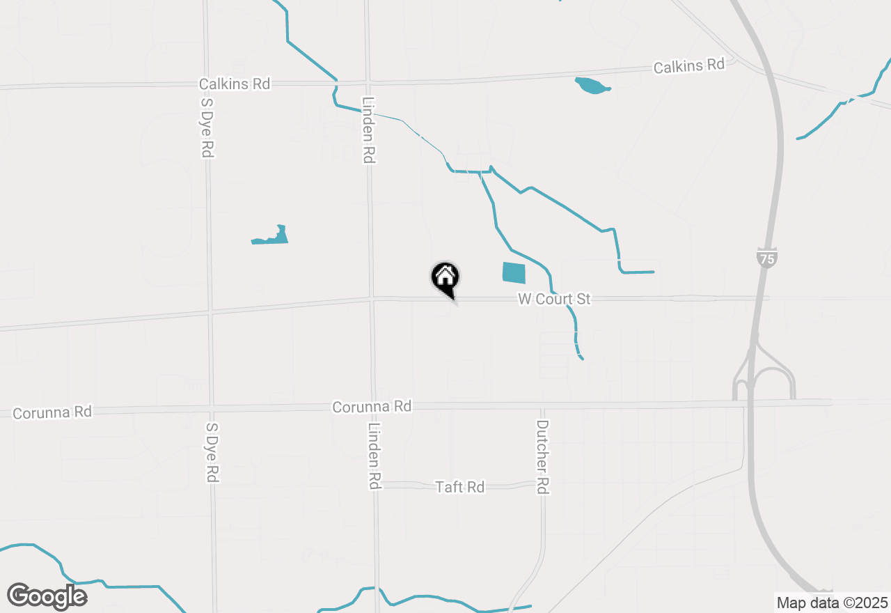 Map of 4397 W Court Street, Flint, MI 48532