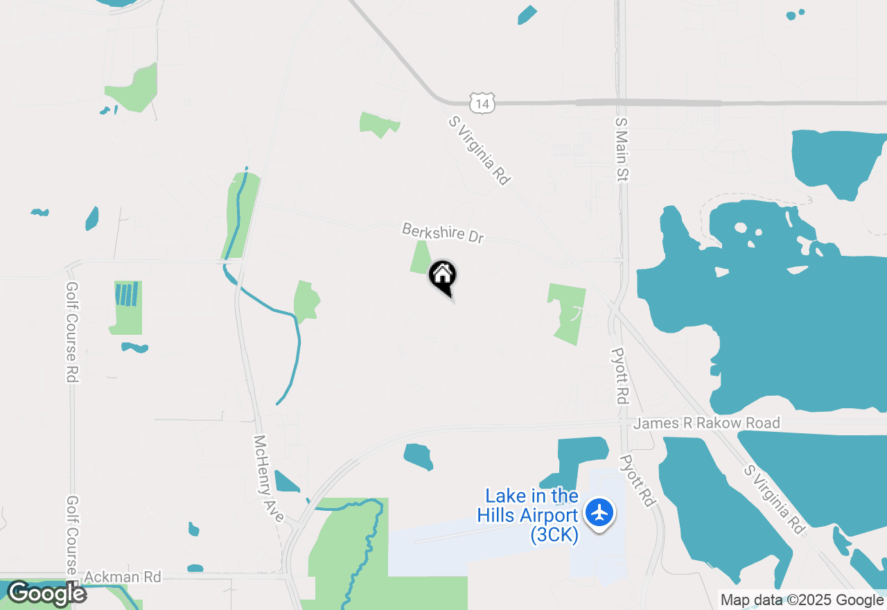 Map of 860 Darlington Lane, Crystal Lake, IL 60014