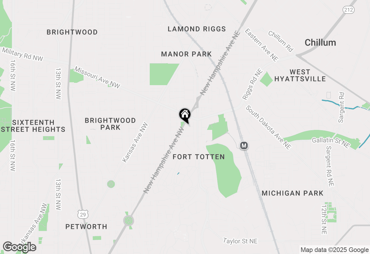 Map of 5217 New Hampshire Avenue Nw, Washington, DC 20011