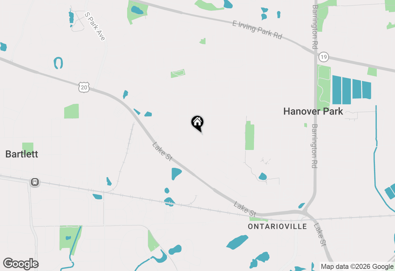 Map of 6881 Hickory Street, Hanover Park, IL 60133