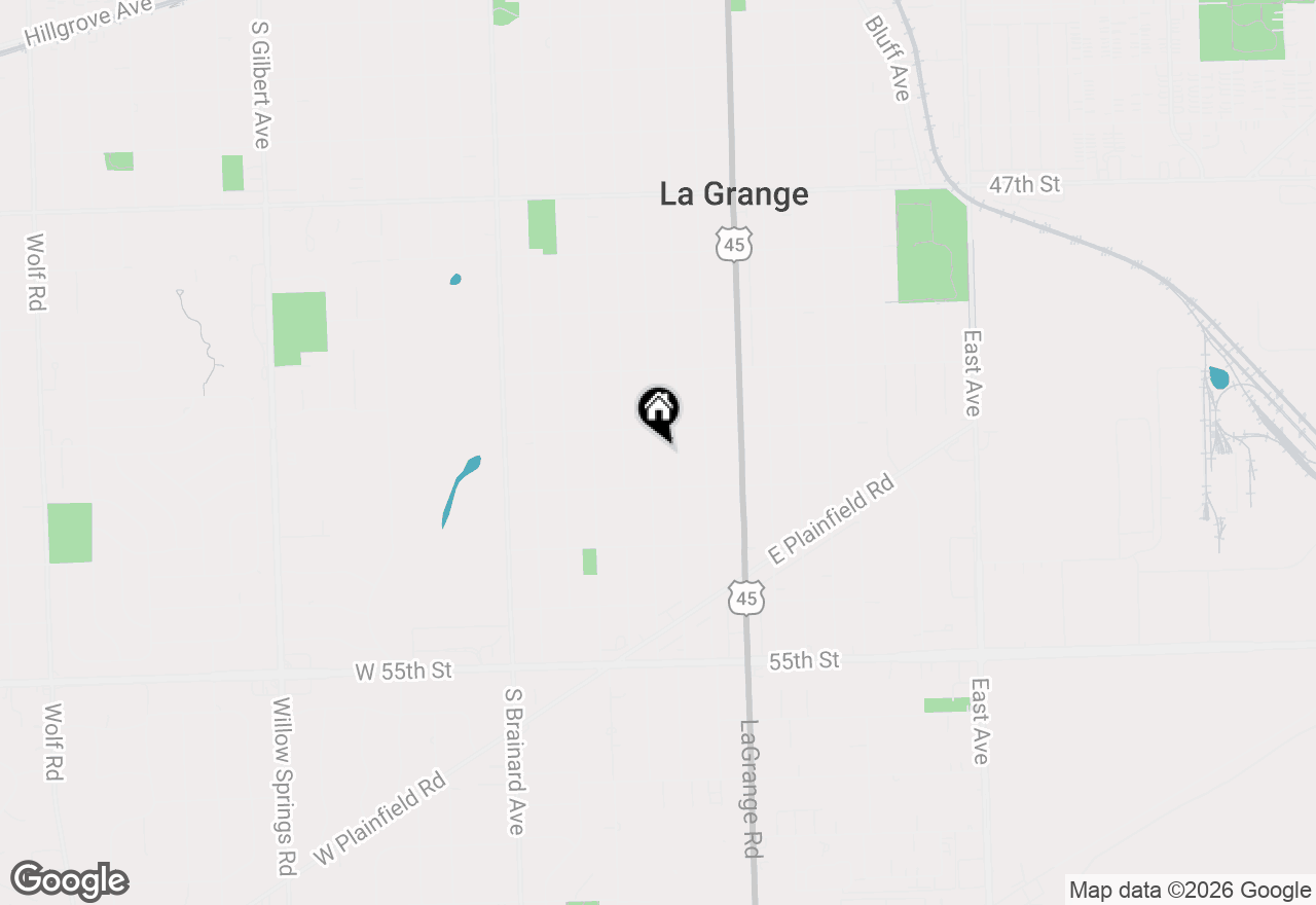 Map of 915 S Catherine Avenue, La Grange, IL 60525