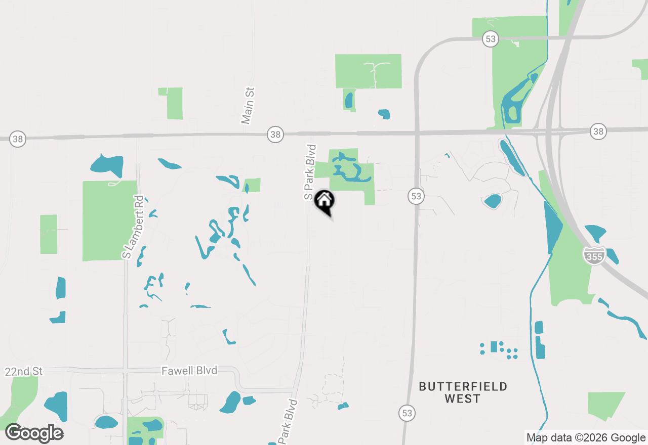 Map of 154 S Ellyn Avenue, Glen Ellyn, IL 60137