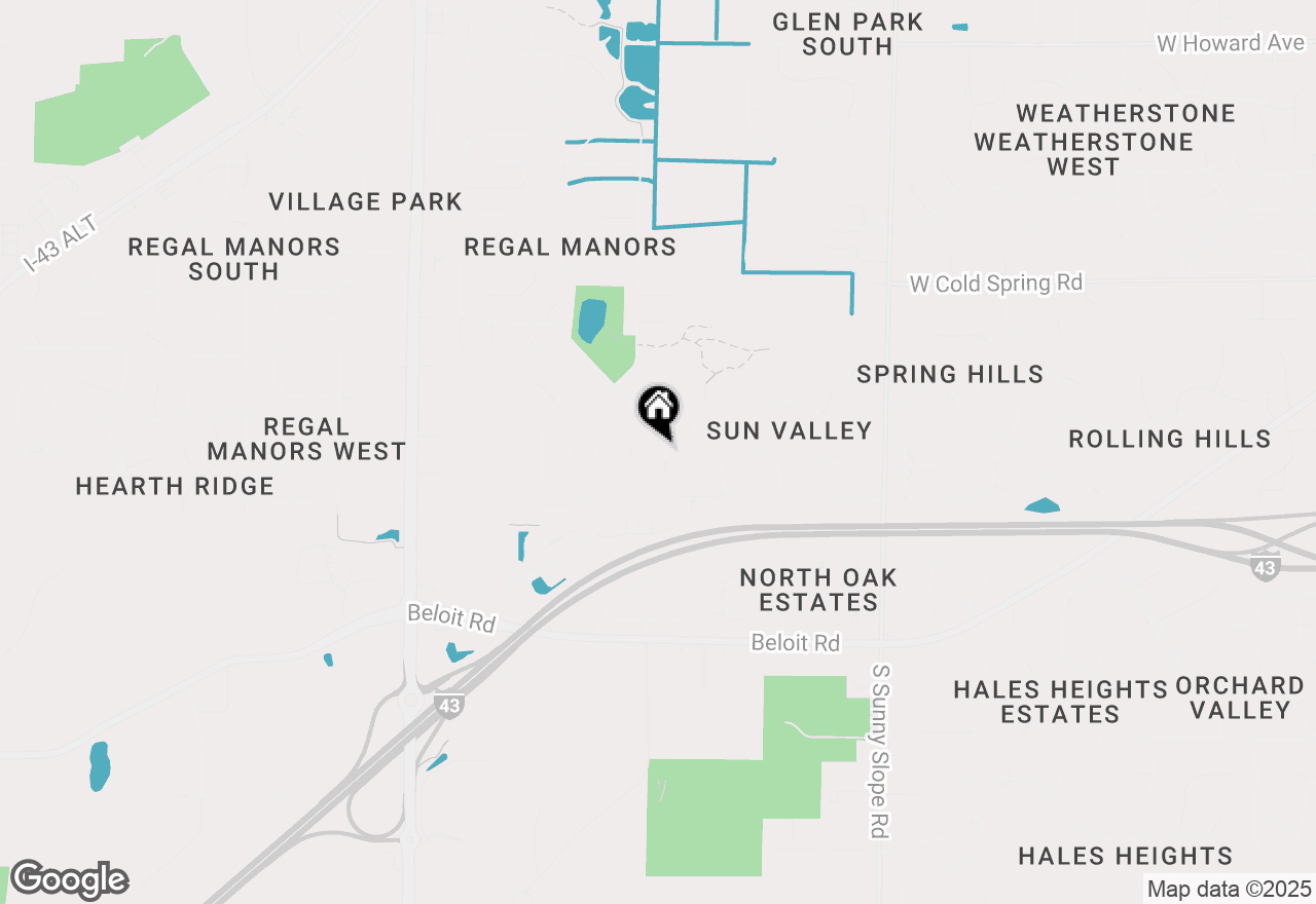 Map of 14755 W Mayflower Dr, New Berlin, WI 53151