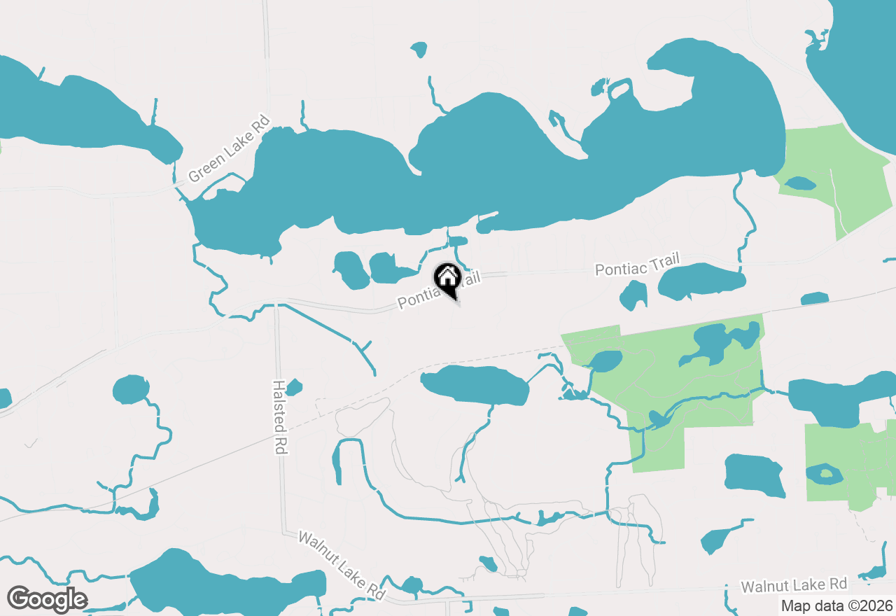 Map of 4502 Forest Edge Lane, West Bloomfield, MI 48323