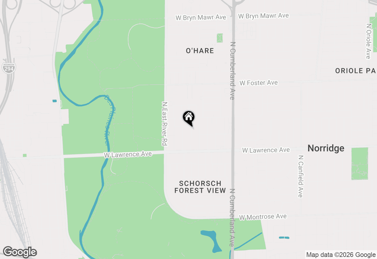 Map of 4916 N Ridgewood Avenue, Norridge, IL 60706