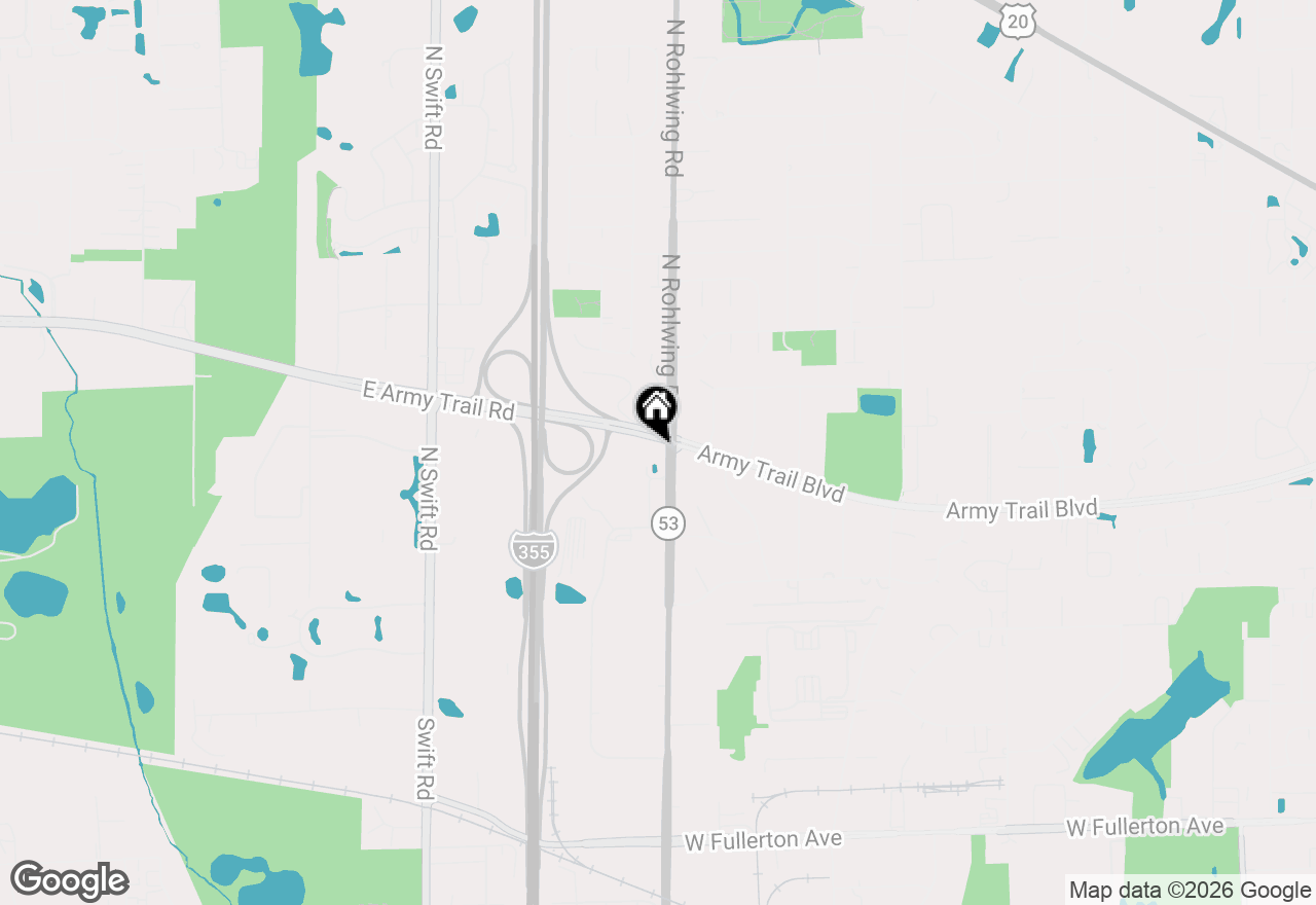 Map of 1801 W Army Trail Road, Addison, IL 60101