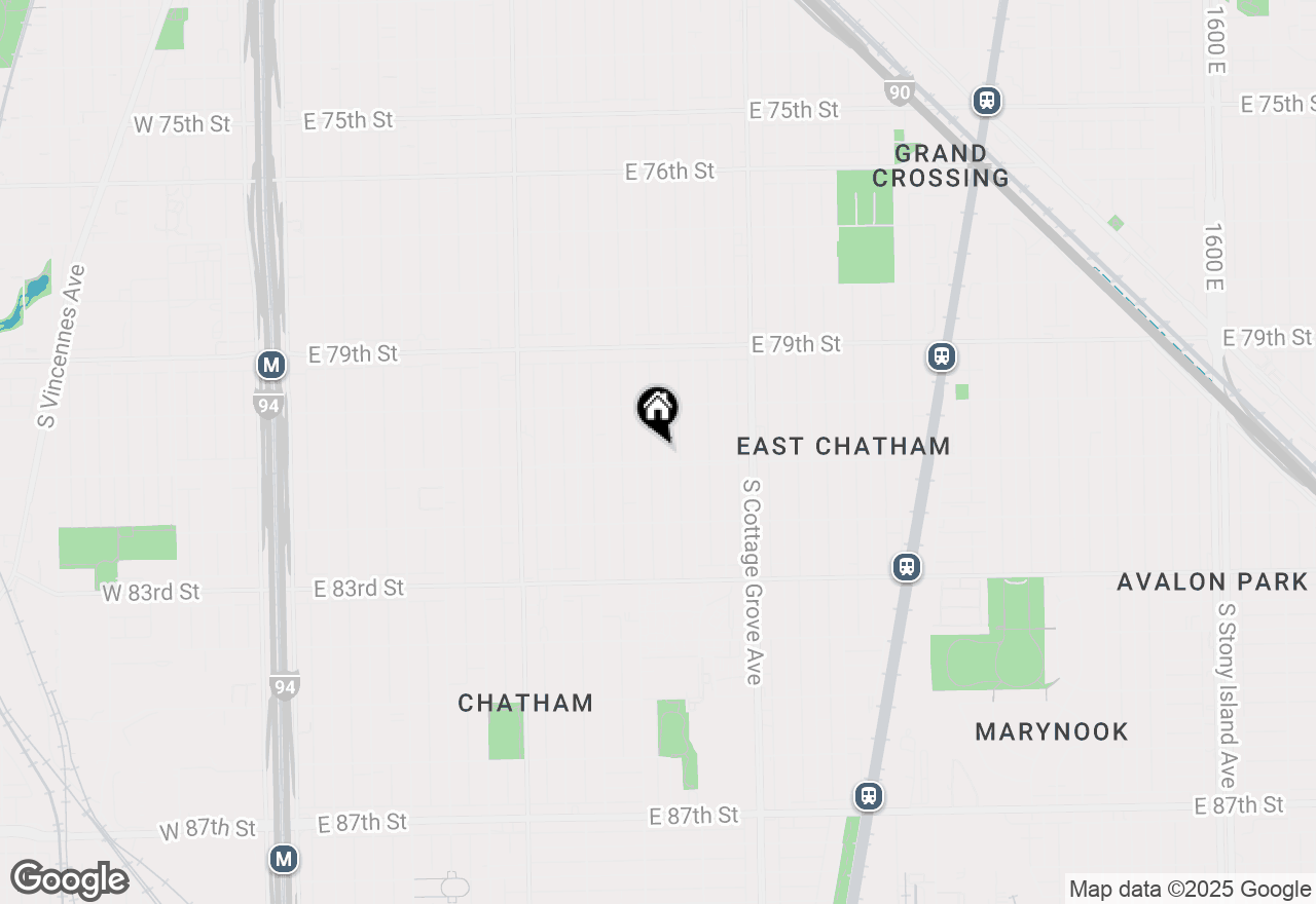 Map of 8048 S Champlain Avenue, Chicago, IL 60619