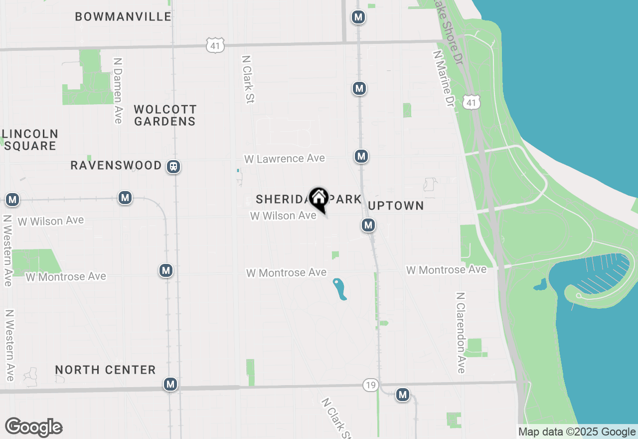 Map of 4555 N Malden Street #207, Chicago, IL 60640