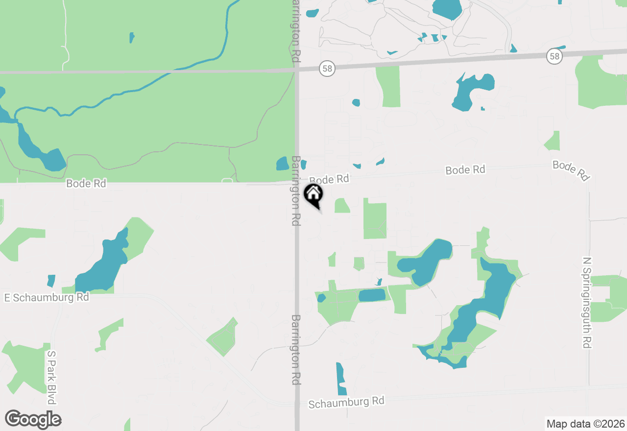 Map of 2018 Quaker Hollow Lane, Streamwood, IL 60107
