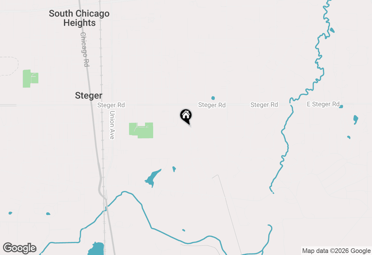 Map of 223 Tinbury Lane, Steger, IL 60475