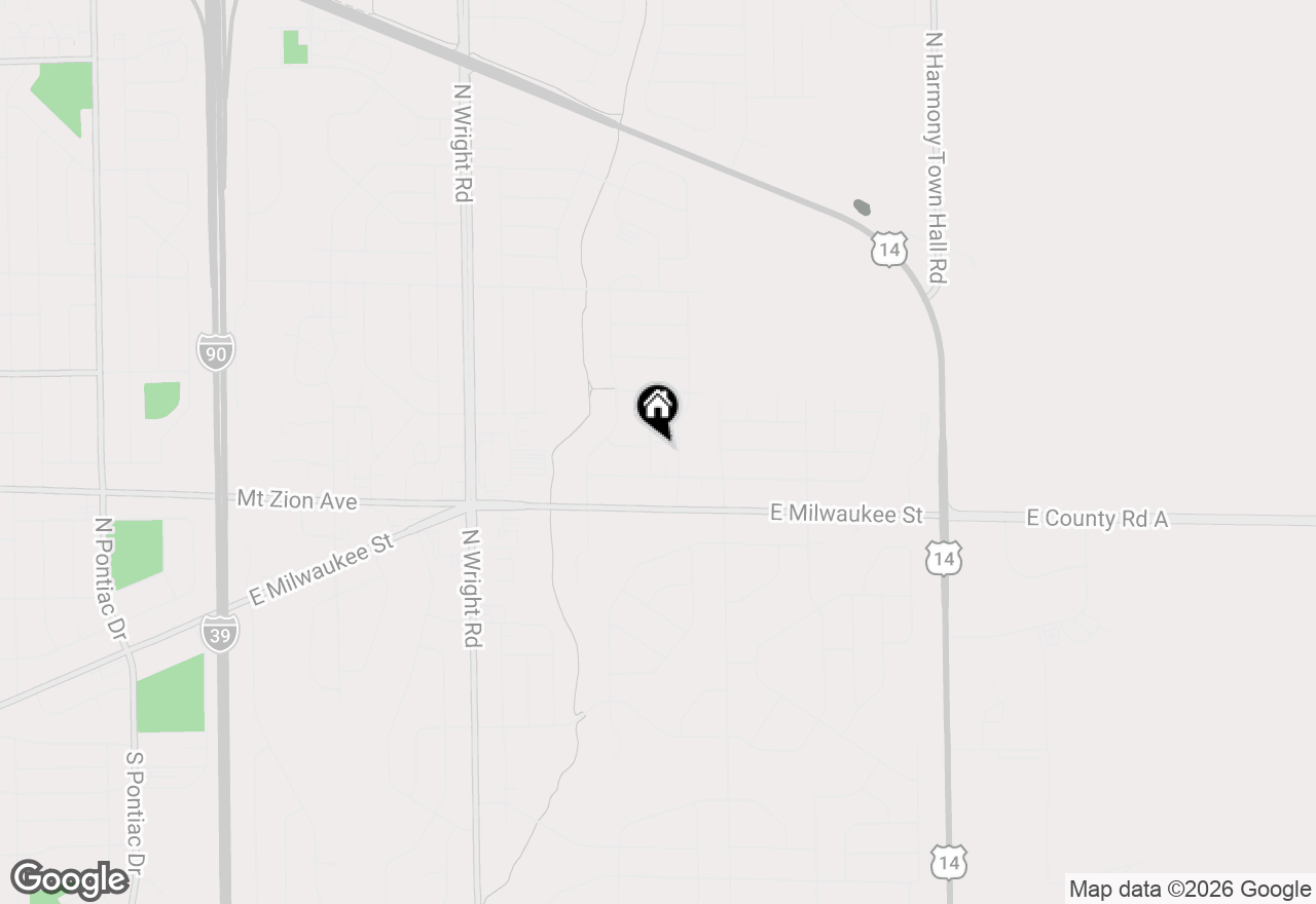 Map of 1424 Dayton Drive, Janesville, WI 53545