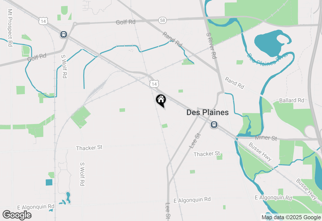 Map of 576 Arlington Avenue, Des Plaines, IL 60016