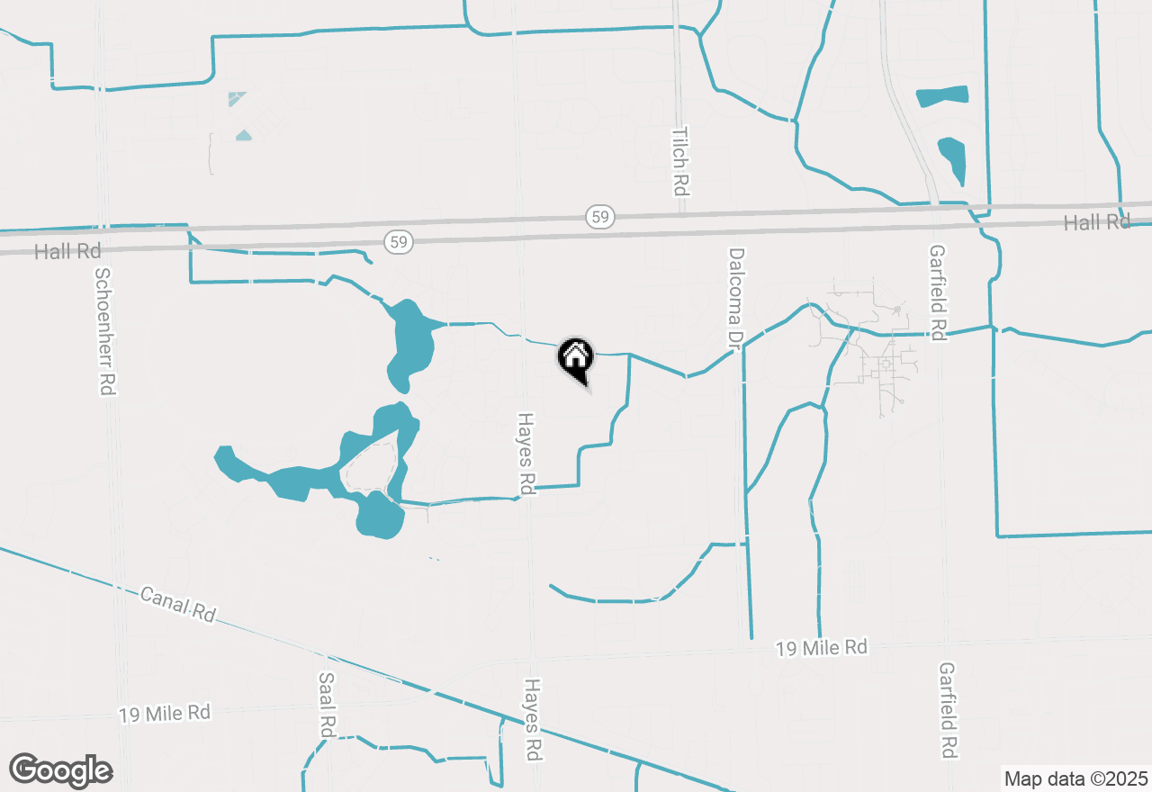 Map of 15280 Yale Drive, Clinton Township, MI 48038